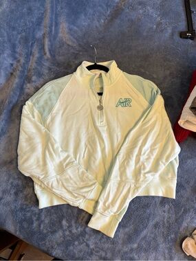 Nike Light Mint Green AIR Quarter-Zip Pullover